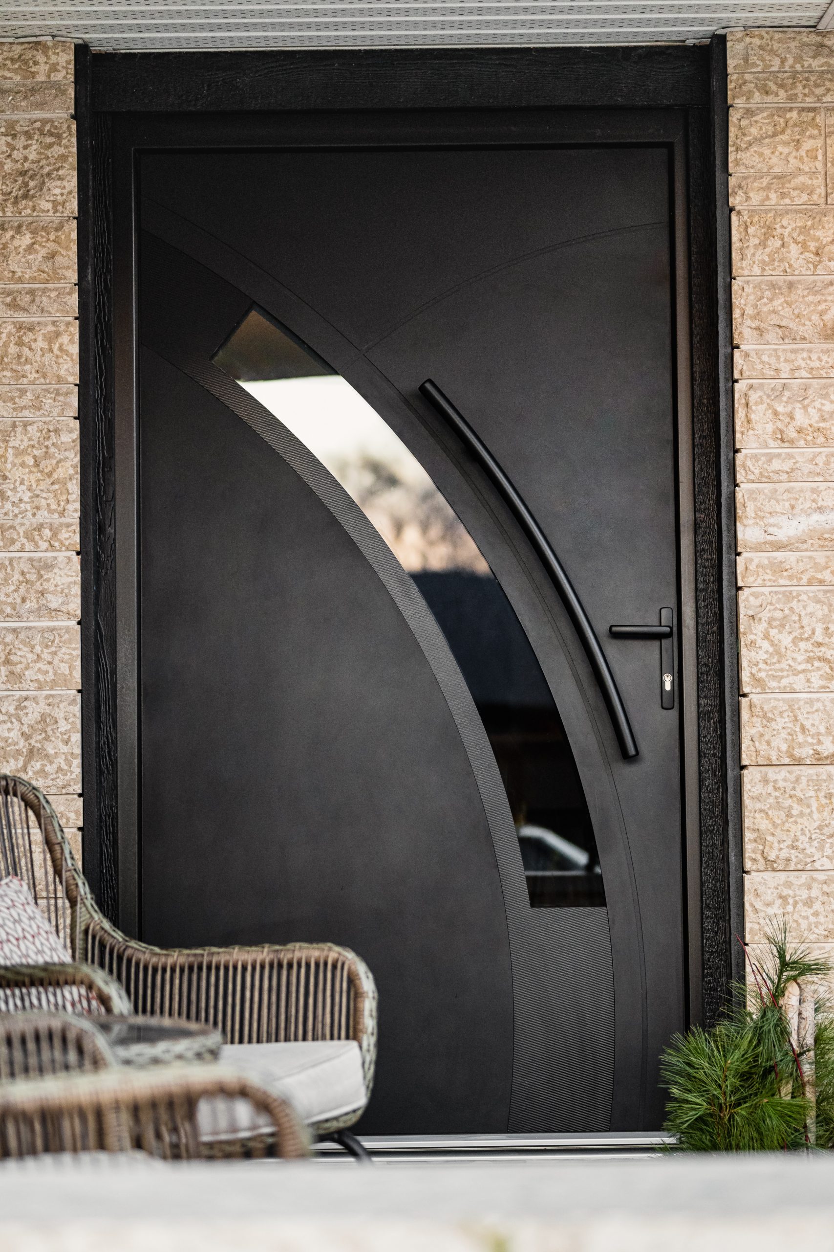 Kasdorf Custom Entrance — Access Window and Door